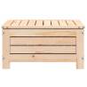 Garden Footstool - Solid Pine Wood | Hipomarket