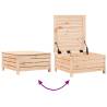 Garden Footstool - Solid Pine Wood | Hipomarket