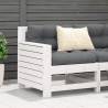 Garden Armrest Sofa with Cushion White Solid Wood Pine Colour white Quantity in Package 1 Model sofa 