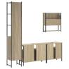 4 Piece Bathroom Furniture Set - Sonoma Oak | Hipomarket