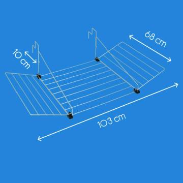 Tomado Hanging Drying Rack Tilburg 12 m - Compact & Versatile