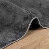 Rug OVIEDO Short Pile Anthracite 160x230 cm - Hipomarket UK