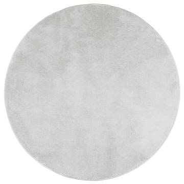 Rug OVIEDO Grey Ø 80 cm - Soft & Durable | HipoMarket