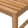 150 cm Solid Teak Wood Garden Bench - Durable & Stylish