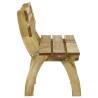 Garden Bench 220 cm - Durable Impregnated Pinewood