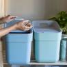 Curver 20L Mint Green Trash Can - Ideal Waste Separation Solution