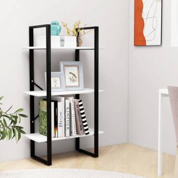 Versatile White Storage Shelf 60x30x105 cm - Durable Design