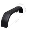 Tandem Mudguards for Trailer Wheels - 2 pcs 240 x 1650 mm