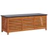 Garden Storage Box 150x50x55 cm Solid Eucalyptus Wood Size 150 x 50 x 55 cm 