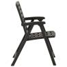 2 pcs Plastic Anthracite Garden Chairs | Hipomarket