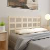 Bed Headboard 145.5x4x100 cm Solid Wood Pine Colour natural Size 145.5 x 100 cm Quantity in Package 1 