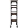 Stylish Brown Oak Kitchen Trolley | Organize & Move Easily