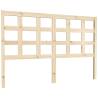 Stylish Solid Wood Pine Bed Headboard - 145.5x4x100 cm