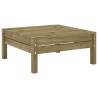 Garden Sofa 3-Seater in Impregnated Pine Wood | Hipo Market