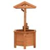 Stylish Garden Wishing Well Planter | 40x40x84 cm Firwood