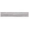 Wall Shelves 4 pcs Grey Sonoma | Durable Floating Storage