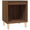 Elegant Brown Oak Bedside Cabinets – 2 pcs | HipoMarket