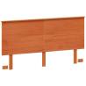 Stylish Wax Brown Solid Wood Pine Headboard - 160 cm