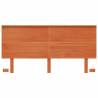 Stylish Wax Brown Solid Wood Pine Headboard - 160 cm