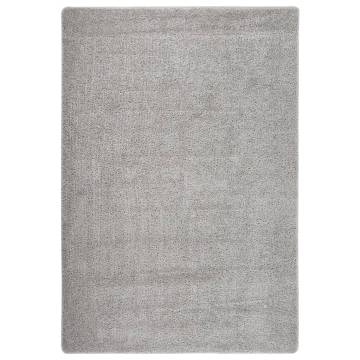 Shaggy Rug Light Grey 120x170 cm Anti Slip | Hipomarket