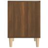 Elegant Brown Oak Bedside Cabinets – 2 pcs | HipoMarket