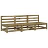 Garden Sofas Armless 3 pcs - Impregnated Pine Wood