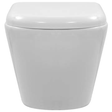 Wall Hung Rimless Toilet - Elegant Ceramic Design | HipoMarket