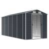 Garden Shed Anthracite 191x470 cm - Galvanised Steel Storage