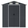 Garden Shed Anthracite 191x470 cm - Galvanised Steel Storage