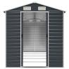 Garden Shed Anthracite 191x470 cm - Galvanised Steel Storage