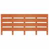 Stylish Wax Brown Solid Pine Headboard - 135 cm