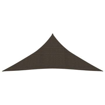 Sunshade Sail 3.6m Brown | HDPE Sun Protection