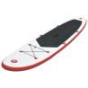 Stand Up Paddle Board Set - Inflatable Red and White SUP