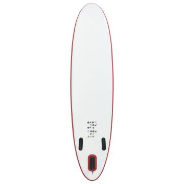 Stand Up Paddle Board Set - Inflatable Red and White SUP