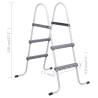 Durable Pool Ladder Grey 84 cm Steel - Safe & Convenient Access