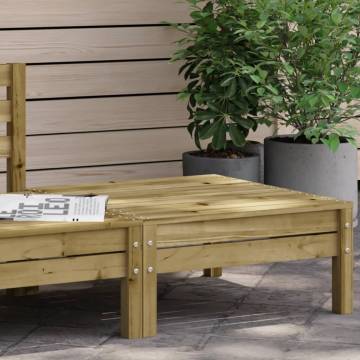 Pine Garden Footstool - Stylish and Versatile Outdoor Furniture