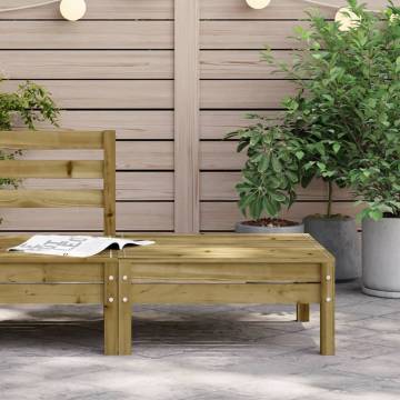 Pine Garden Footstool - Stylish and Versatile Outdoor Furniture