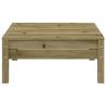 Pine Garden Footstool - Stylish and Versatile Outdoor Furniture