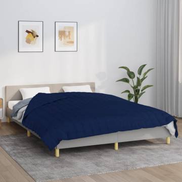 Weighted Blanket Blue 200x230cm - Sleep Better Tonight