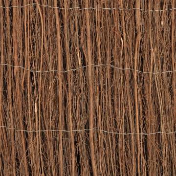 Brushwood Fence 400x100 cm - Natural Garden Fencing