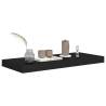 Stylish Floating Wall Shelves - 2 pcs Black | HipoMarket