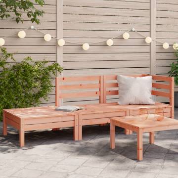 Garden Sofa 3-Seater Solid Wood Douglas - Durable & Stylish