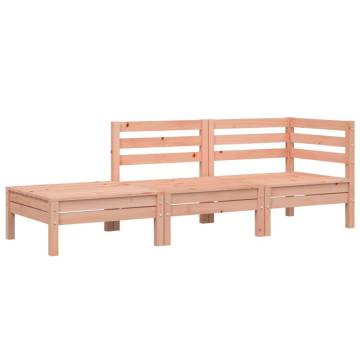 Garden Sofa 3-Seater Solid Wood Douglas - Durable & Stylish