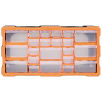 Multi-Drawer Organiser with 22 Drawers - Compact & Durable