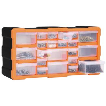 Multi-Drawer Organiser with 22 Drawers - Compact & Durable