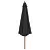 Outdoor Parasol with Wooden Pole 350 cm - UV Protection