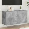 TV Cabinet Wall-mounted Concrete Grey 80x30x41 cm Colour concrete grey Quantity in Package 1 Width 80 cm 