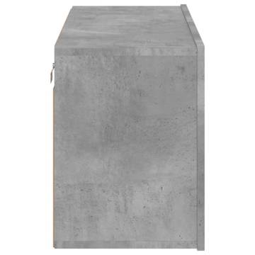 Wall-mounted TV Cabinet in Concrete Grey | HipoMarket