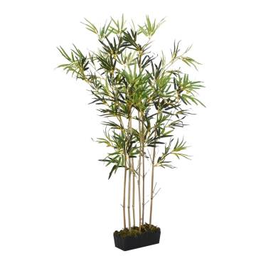 Artificial Bamboo Tree 120 cm - 552 Leaves - Green Decor