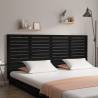 Wall Headboard Black 156x3x91.5 cm Solid Wood Pine Colour black Size 156 x 91.5 cm Quantity in Package 1 